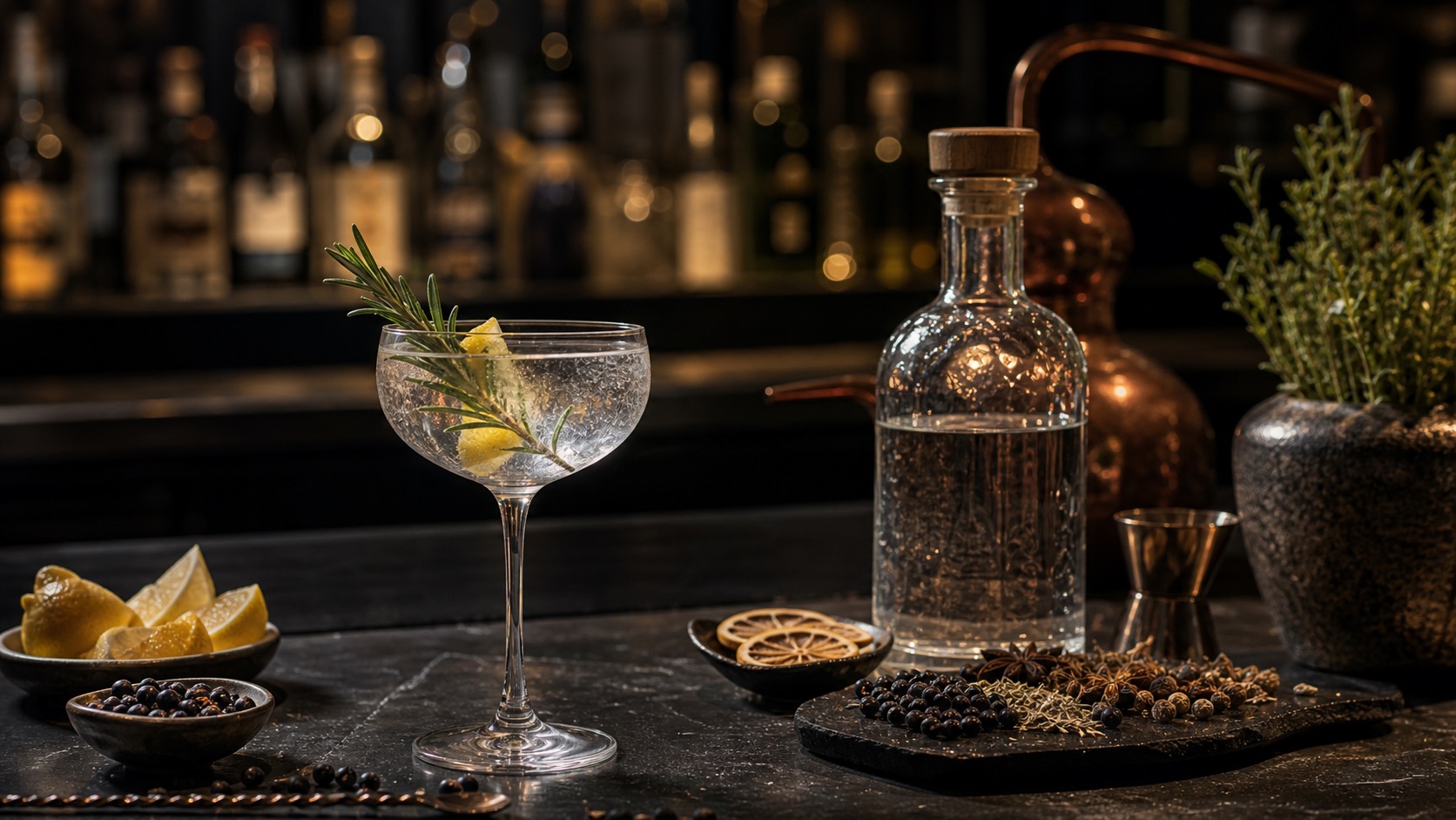 Gin Dobre premium gin bottle